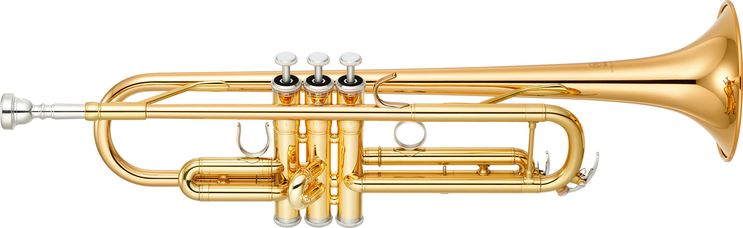 Yamaha YTR-4335GII Bb Trumpet on white background