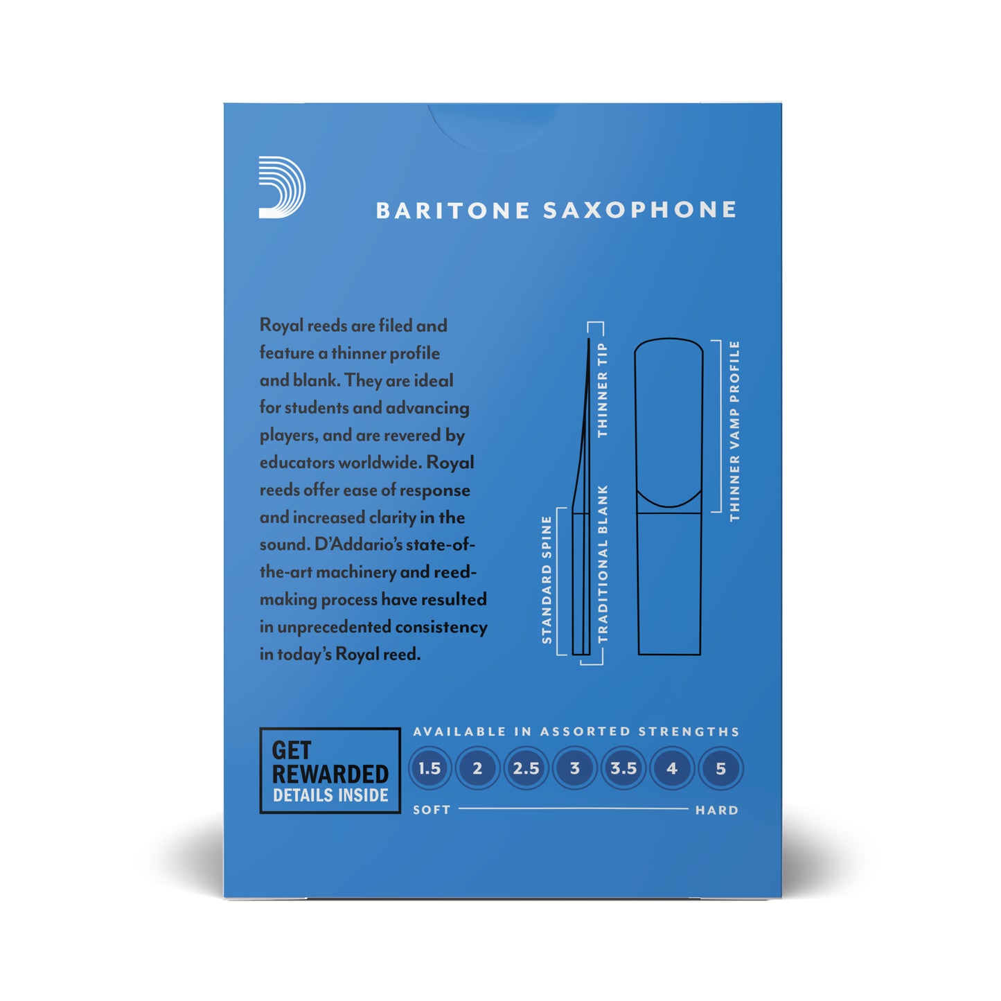 Royal Baritone Saxophone Reed