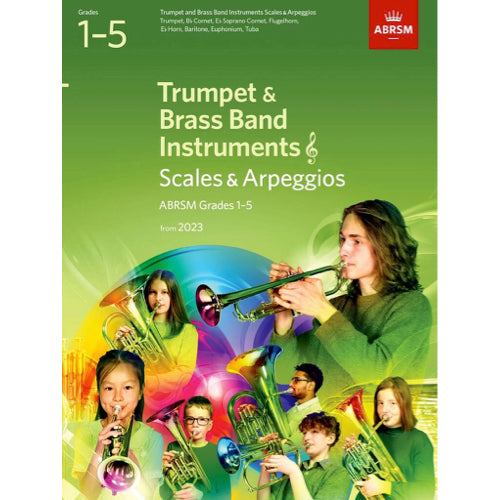 ABRSM Trumpet & Brass Band Instruments Scales & Arpeggios (Grades 1-5)