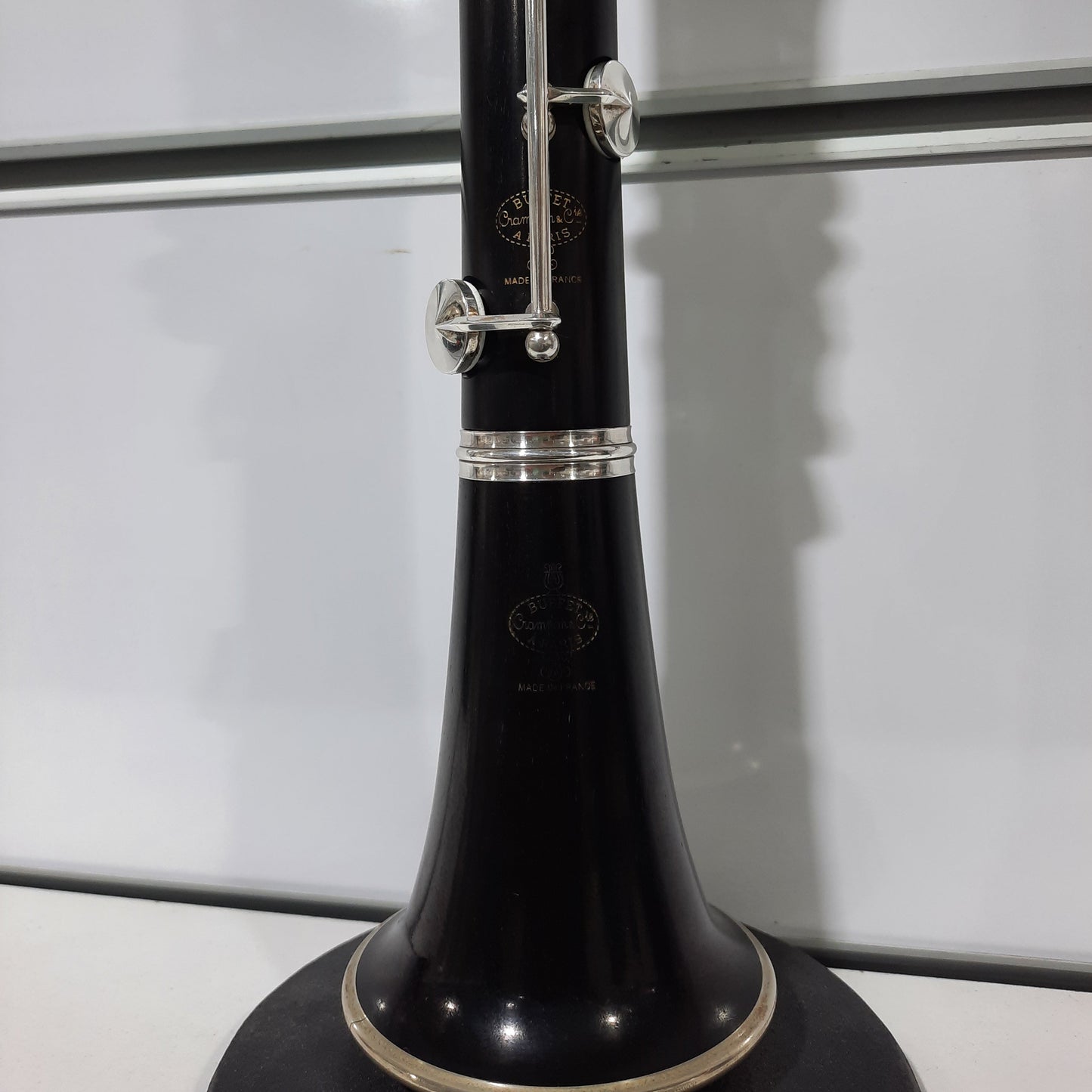 Buffet E13 Bb Clarinet - Repadded White Leather