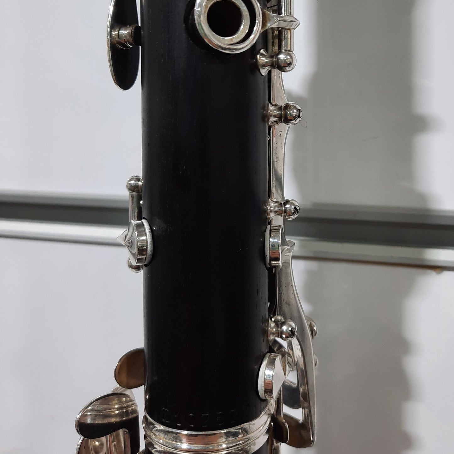 Buffet E13 Bb Clarinet - Repadded White Leather