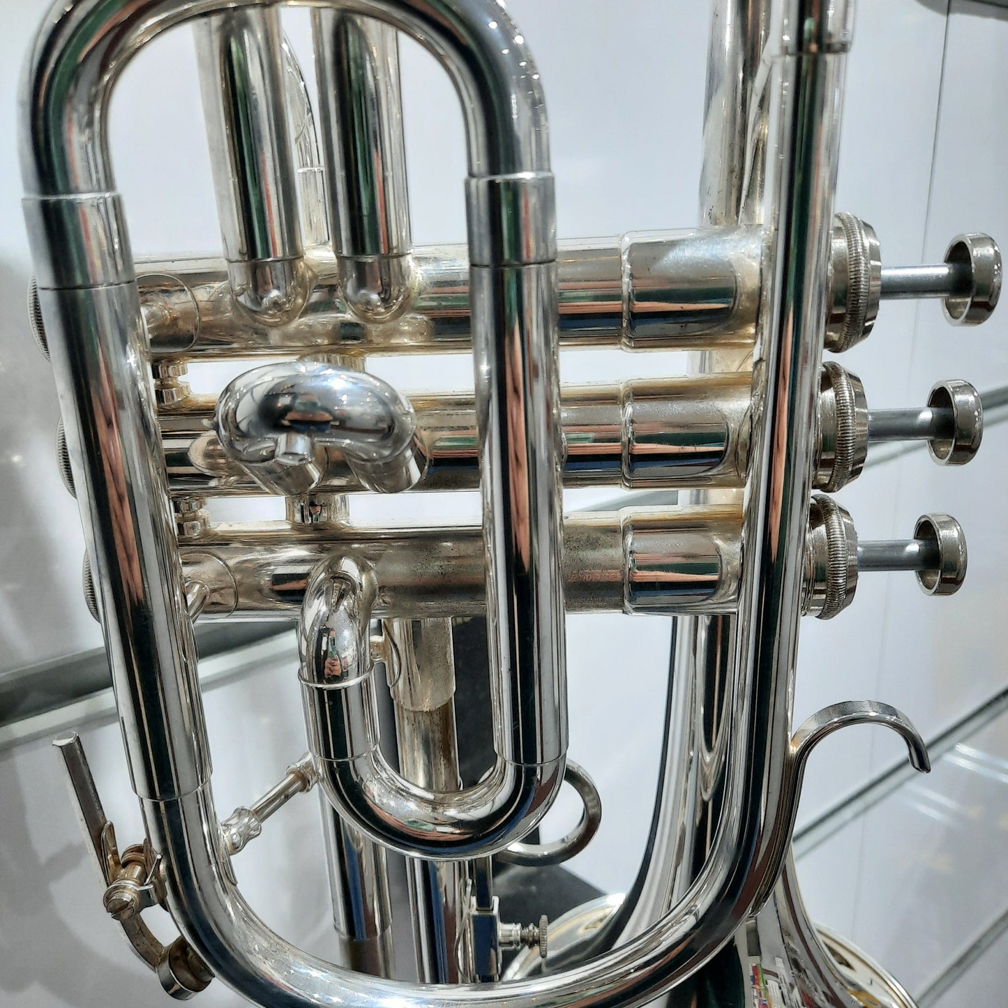 Close up of  reconditioned Boosey & Hawkes York International Bb Cornet