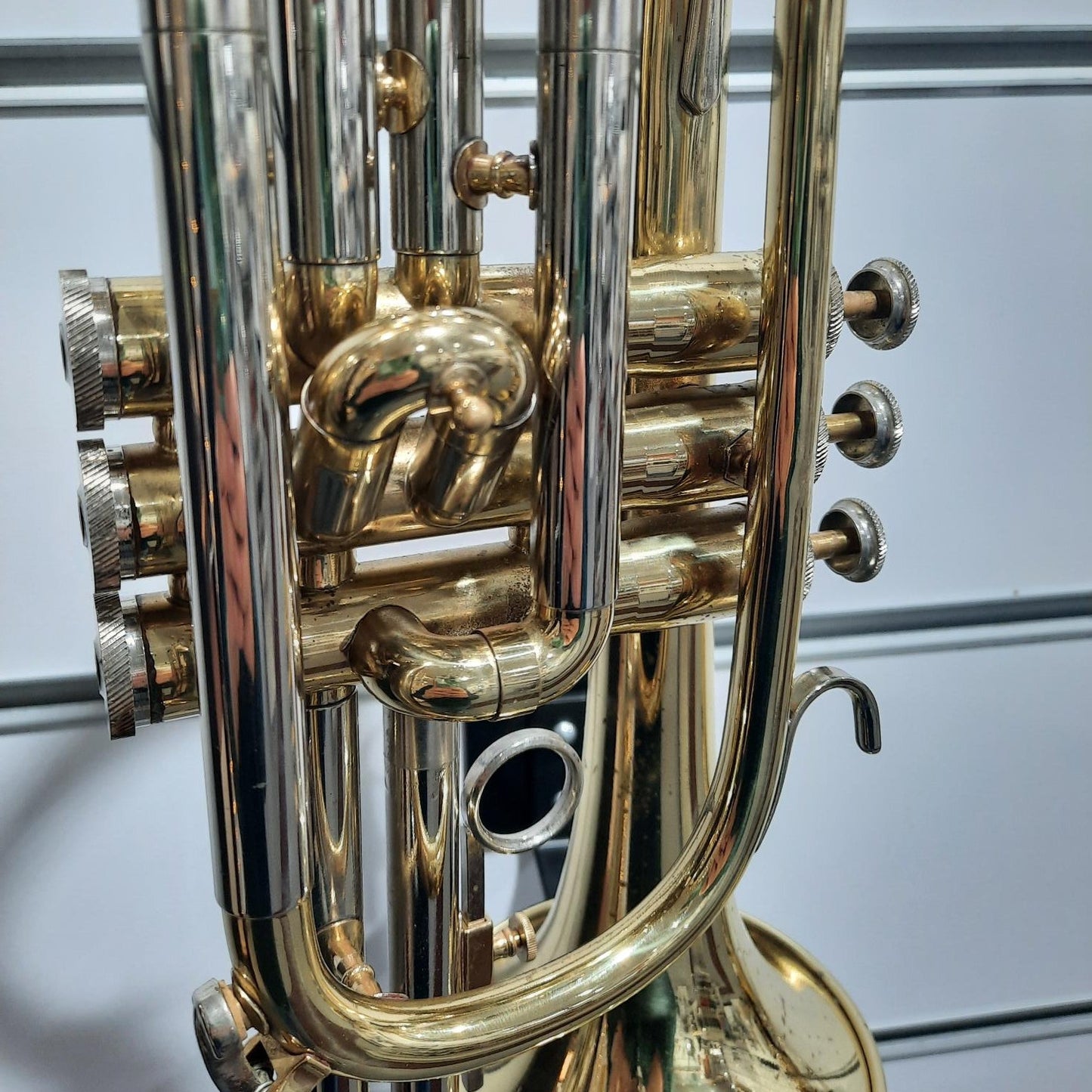 Close Up on Blessing USA Bb Cornet 