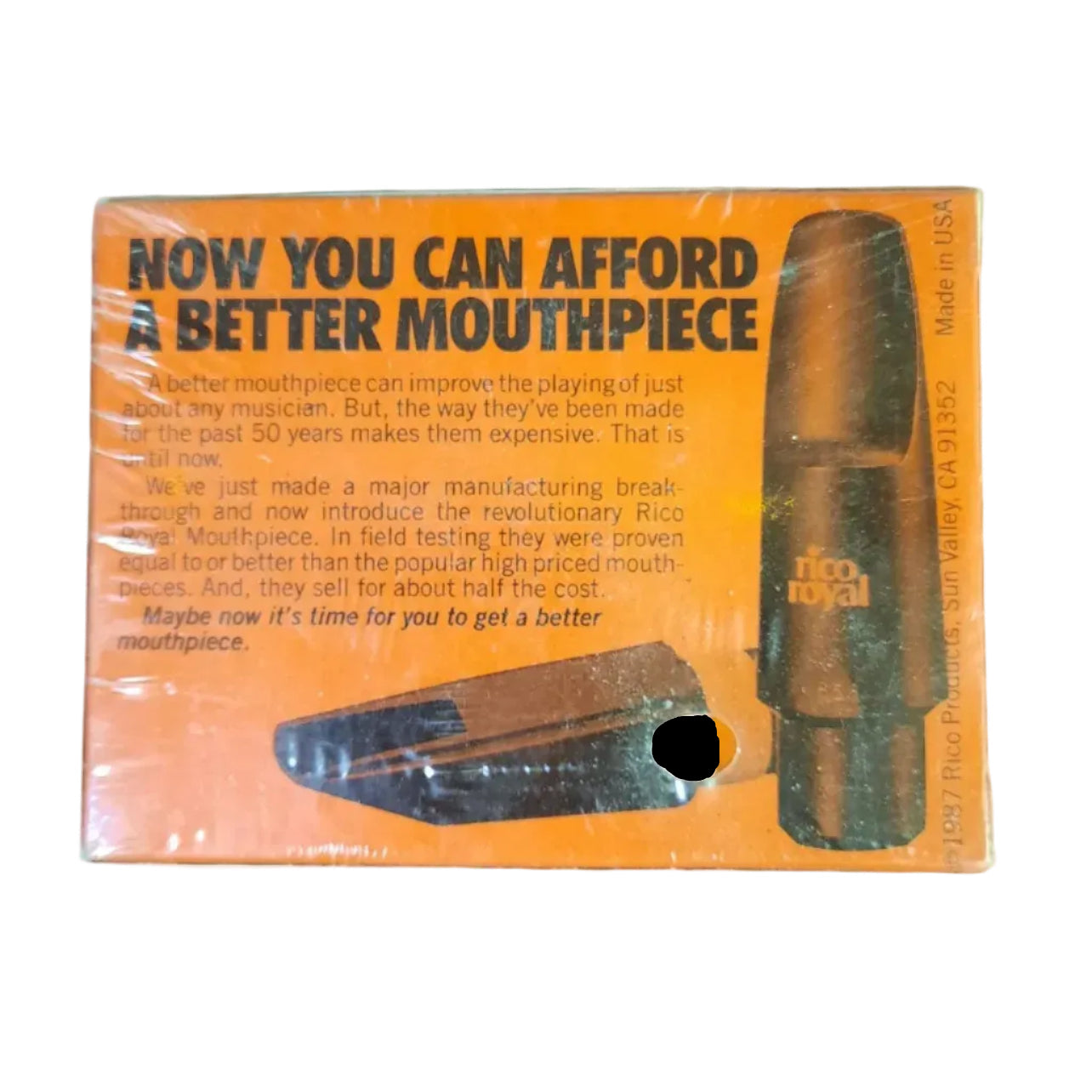 Rico Alto Saxophone Reed Orange [Old Style Packaging]