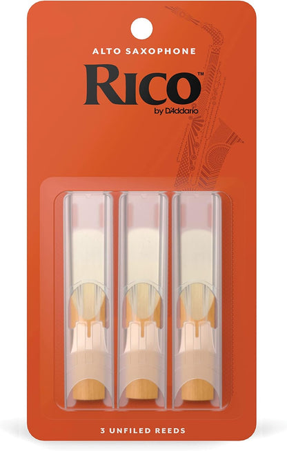 Rico Alto Saxophone Reeds, Pack of 3 image 0