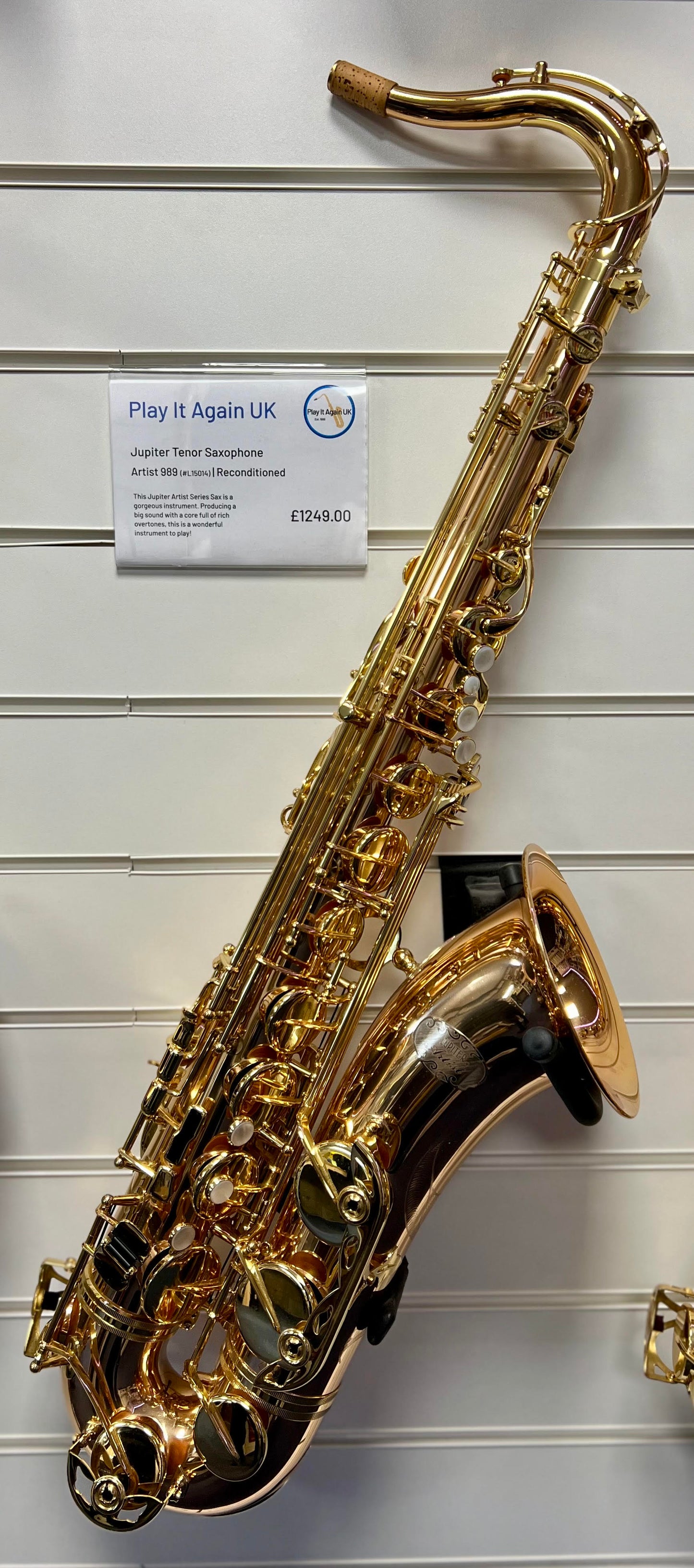 Jupiter Artist 989 Tenor Saxophone image 0