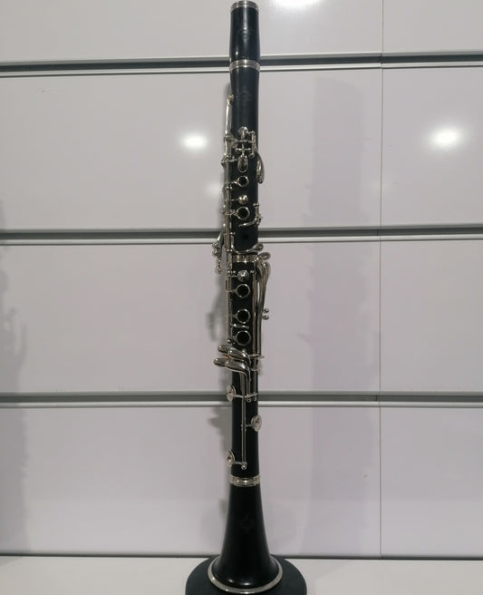 Clarinet on a white background