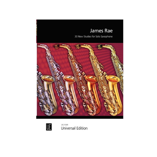 James Rae 30 New Studies for Solo Saxophone