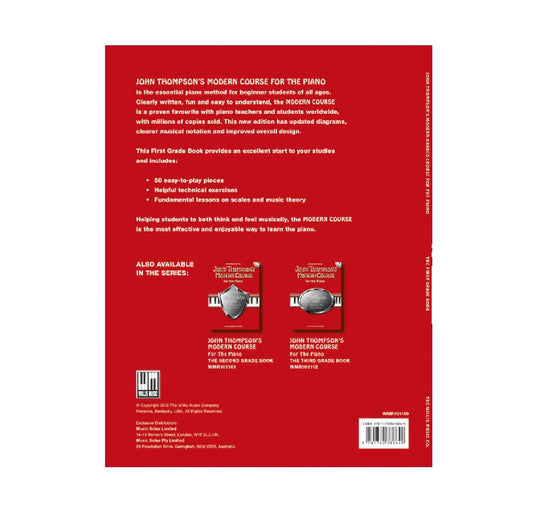 John Thompson's Modern Course for the Piano - The First Grade Book