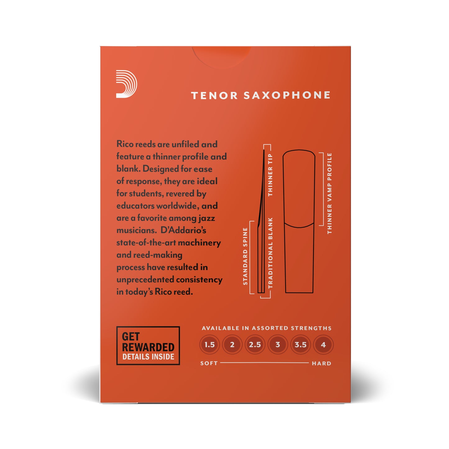 Rico Tenor Saxophone Reed