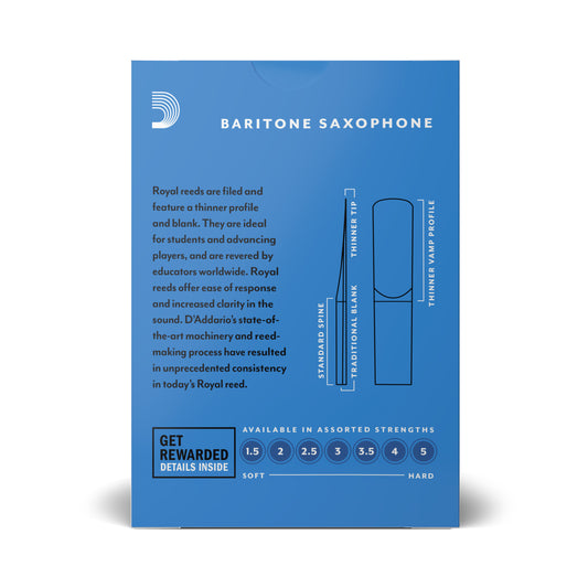 Royal Baritone Saxophone Reed