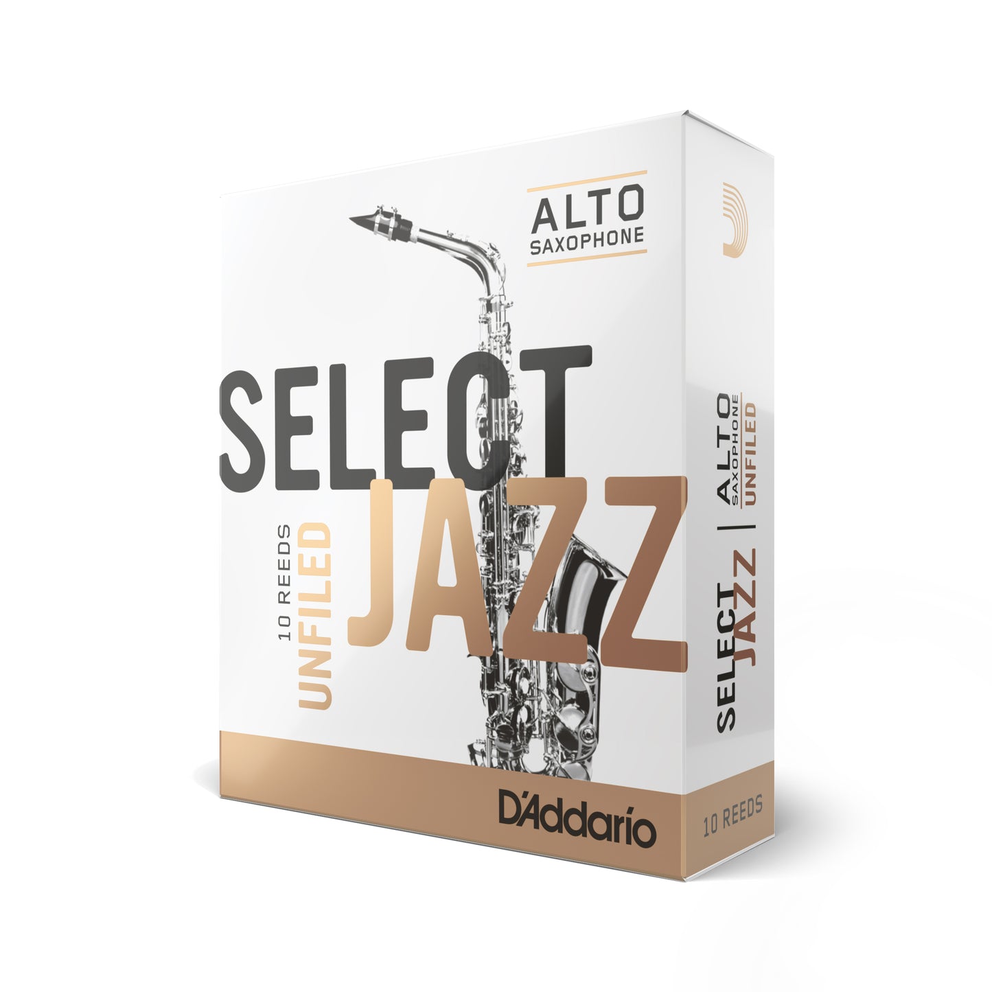 D'Addario Jazz Select Unfiled Alto Saxophone Reed