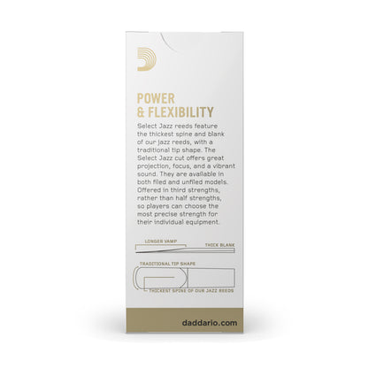 D'Addario Jazz Select Filed Tenor Saxophone Reed