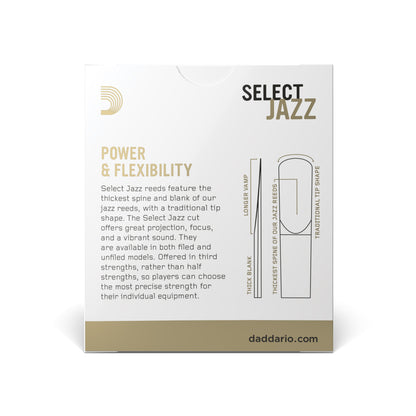 D'Addario Jazz Select Filed Alto Saxophone Reed