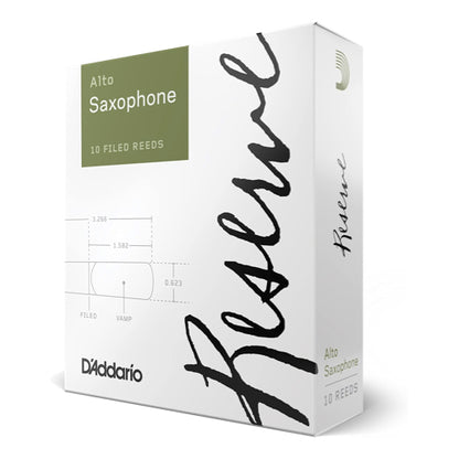 D'Addario Reserve Alto Saxophone Reeds, Pack of 10