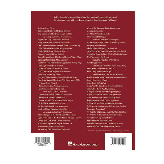 The Big Book of West End Songs for Piano/Voice/Guitar