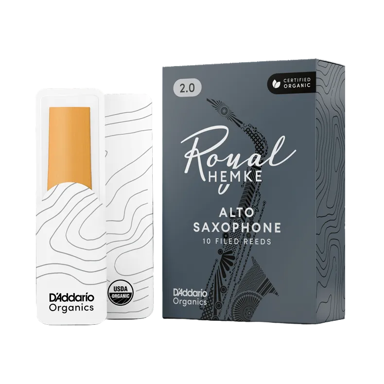 Royal Hemke Organic by D'Addario Alto Saxophone Reed