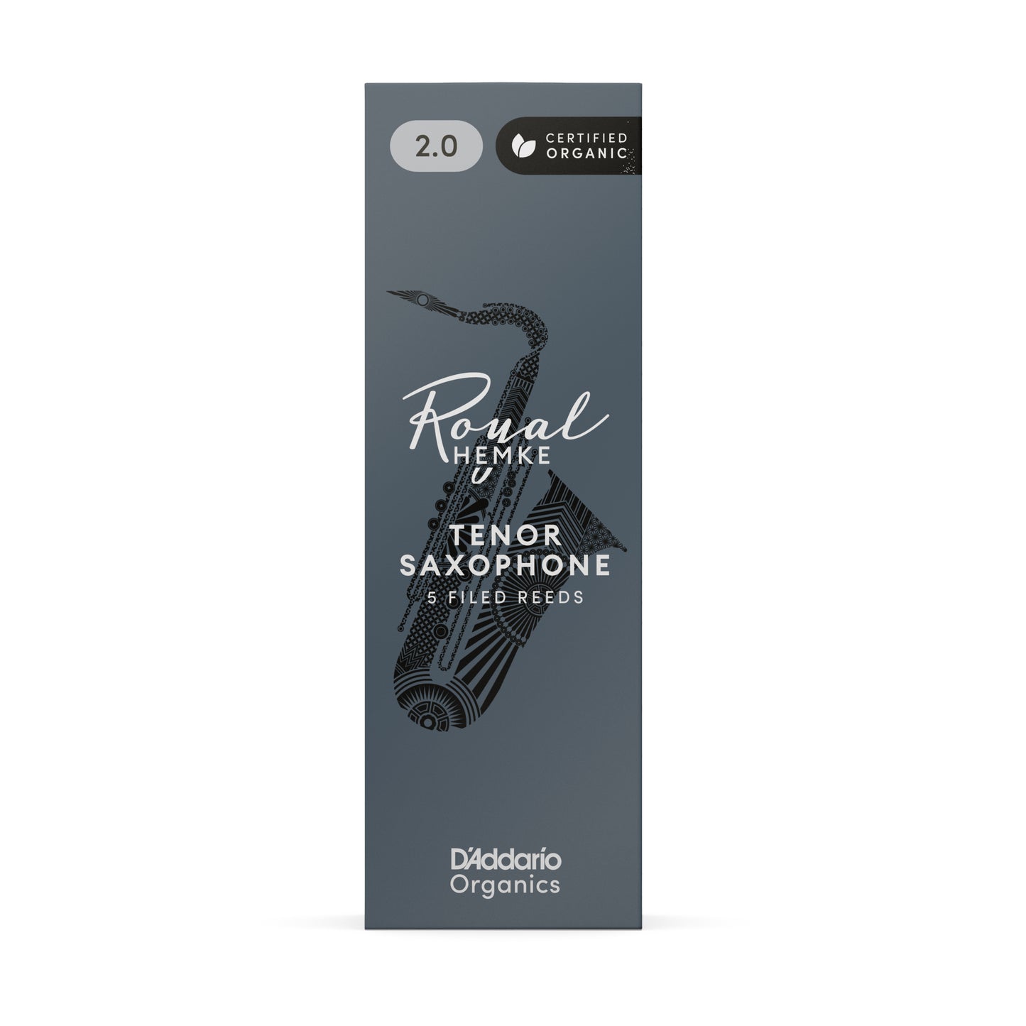 Royal Hemke Organic by D'Addario Tenor Saxophone Reed