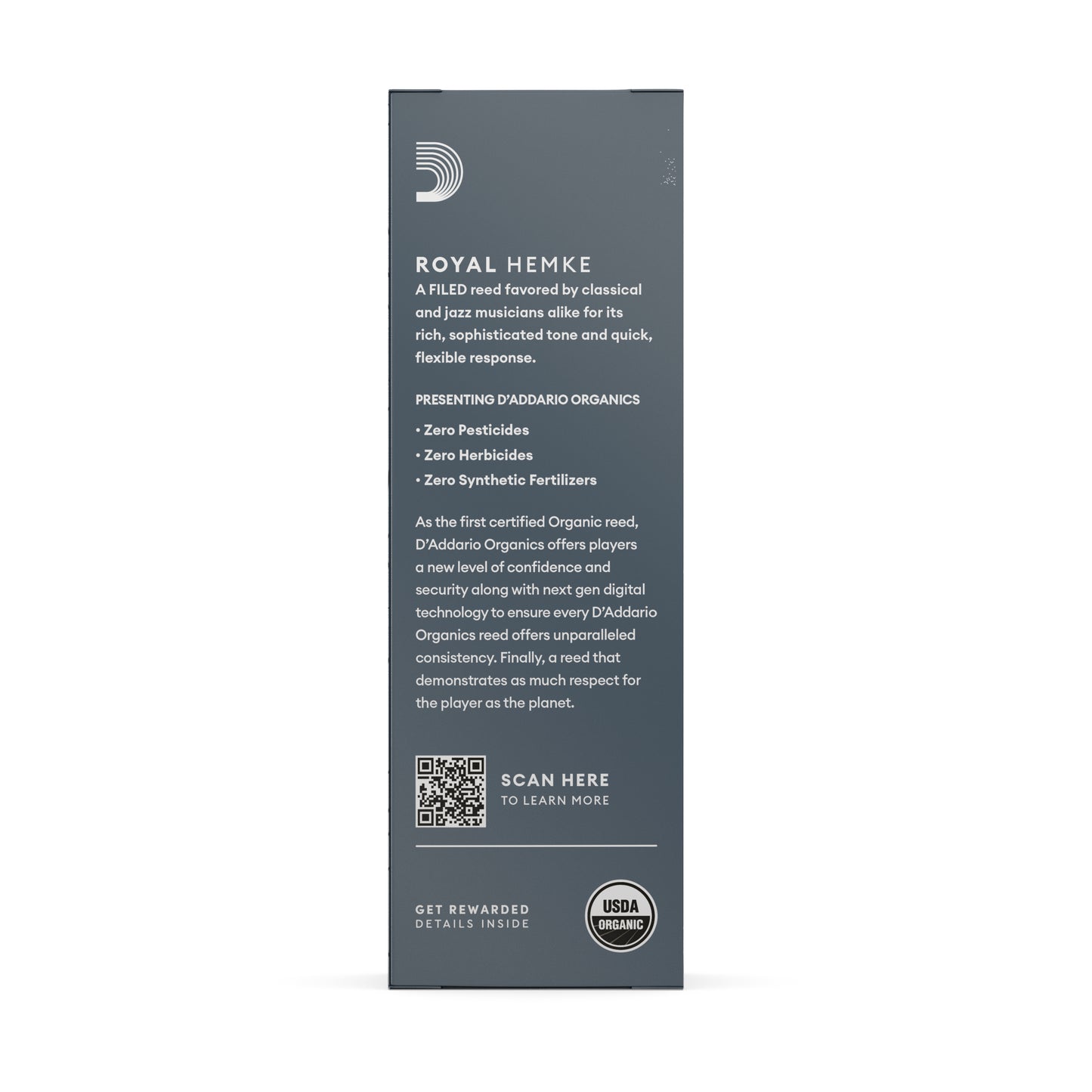 Royal Hemke Organic by D'Addario Tenor Saxophone Reed
