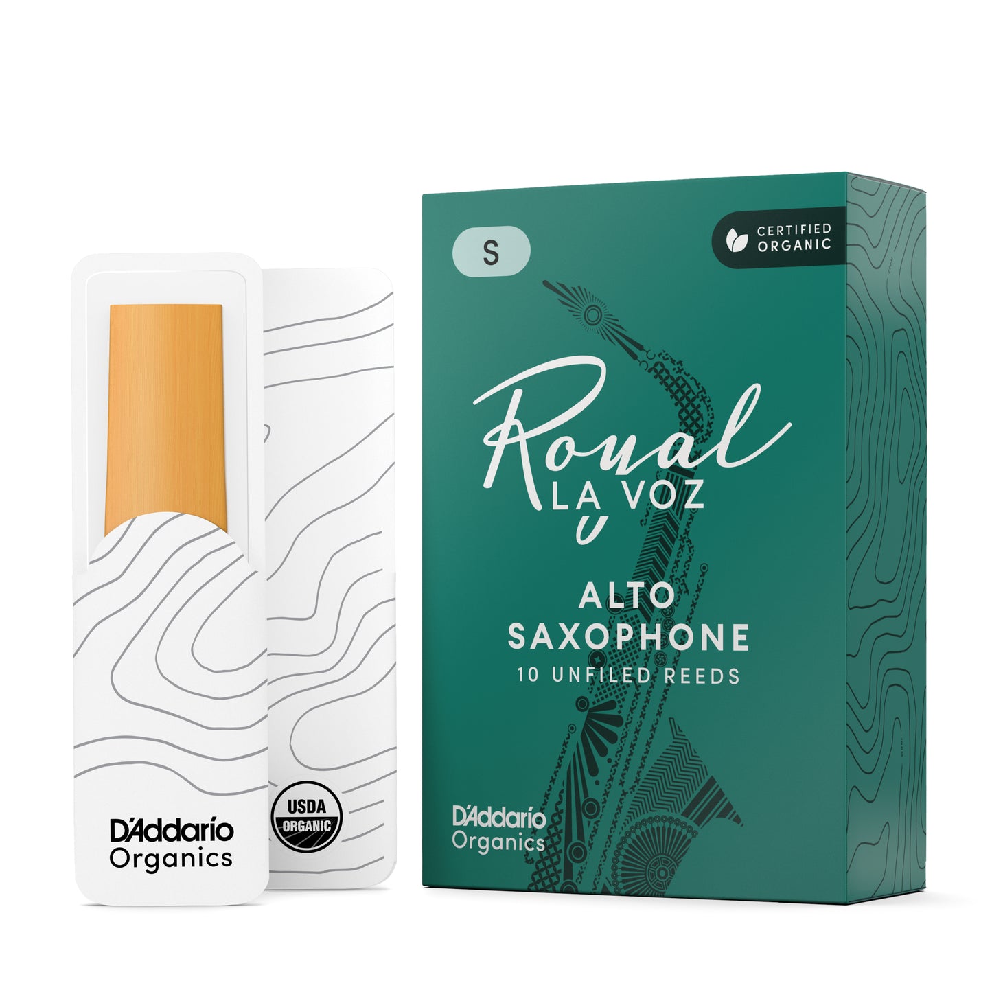 Royal La Voz Organic by D'Addario Alto Saxophone Reed